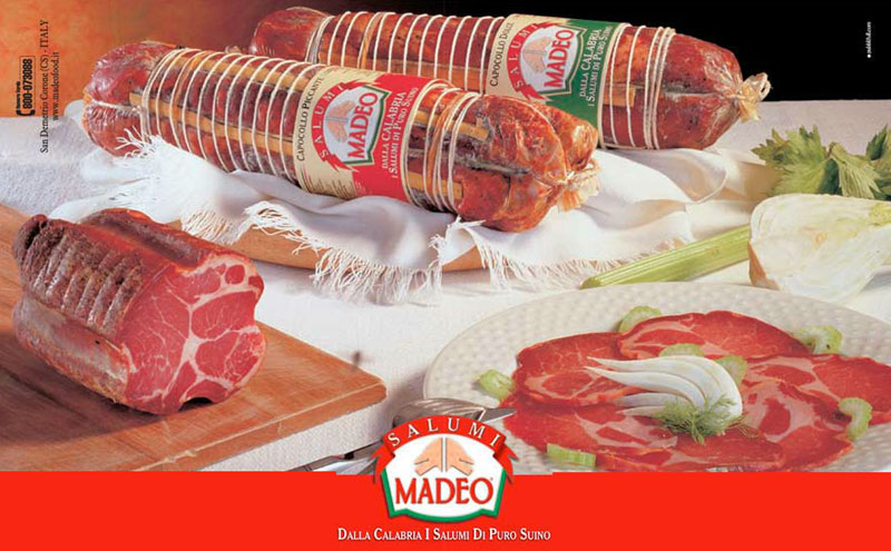 Salumi di puro suino calabrese