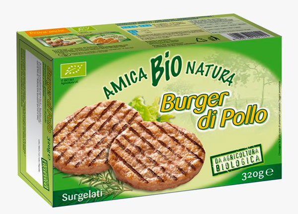 Hamburger di pollo surgelati